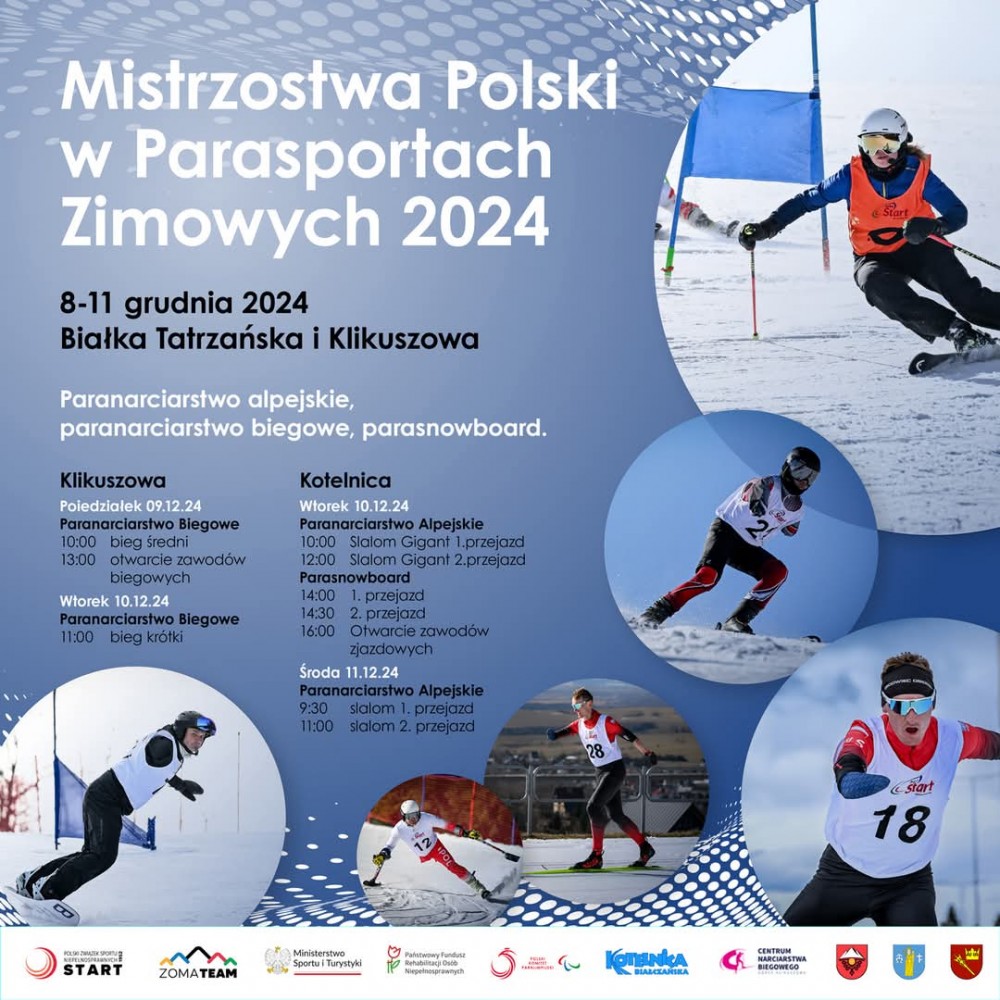 Mistrzostwa Polski w Parasportach Zimowych 8-11 grudnia 2024